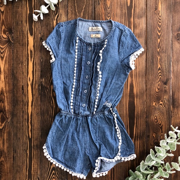 Lucky Brand Other - Lucky Brand Toddler Chambray Romper